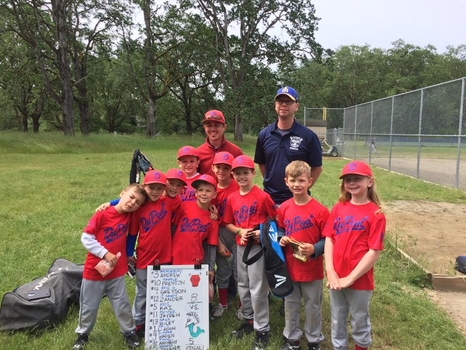 The Steilacoom Chamber Sponsored the U8 CHAMPIONSHIP Team 